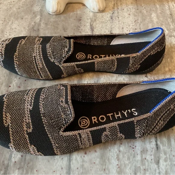 NWOT Rothy’s metallic flats - Picture 3 of 6